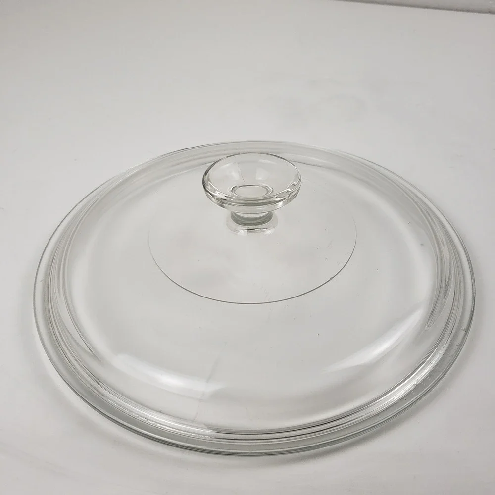 Pyrex G1C Clear Glass Replacement Lid for 1.5 Quart Casserole Dish 8 Inch